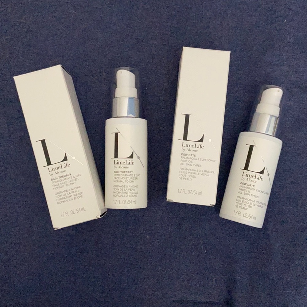 New in box face moisturizer and face oil